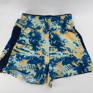 DSG Mens‎ 5 Inch 2 in 1 Stride Short Chaos Blue Gleam Athletic Fit Size S